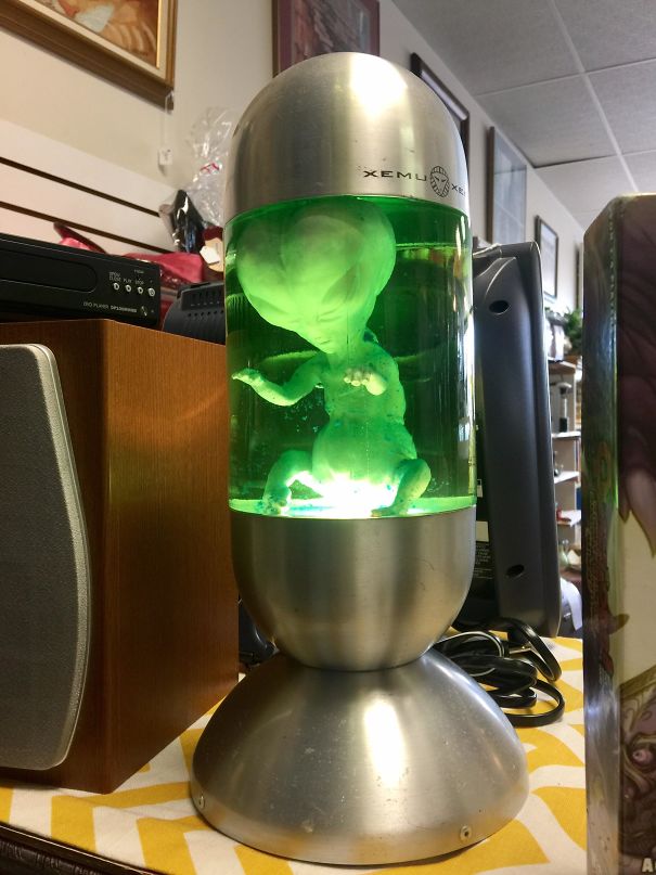 $7.99 For This Creepy Alien Lamp. I'm In Love