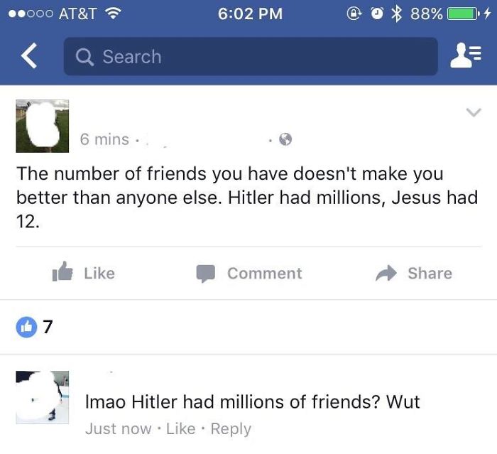 "Hitler Had Millions Of Friends"