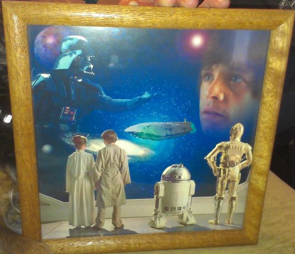 I Found This Picture For $8. It Now Graces My Wall Above My Television