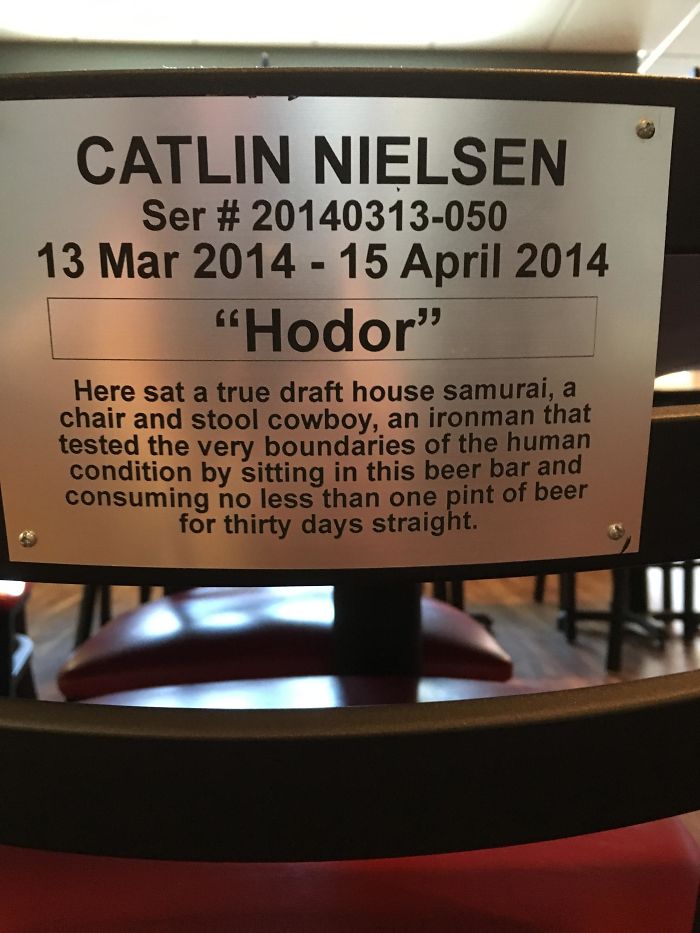 This Bar Makes A Plaque Every Time Someone Drinks A Pint Of Beer For 30 Days Straight