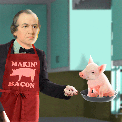 #17 – Andrew Johnson. To Celebrate The End Of The Civil War, Good Ol’ Boy Johnson Attempted To Bring Bacon To The Union