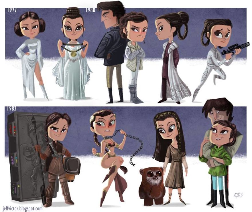 The Evolution Of Princess Leia