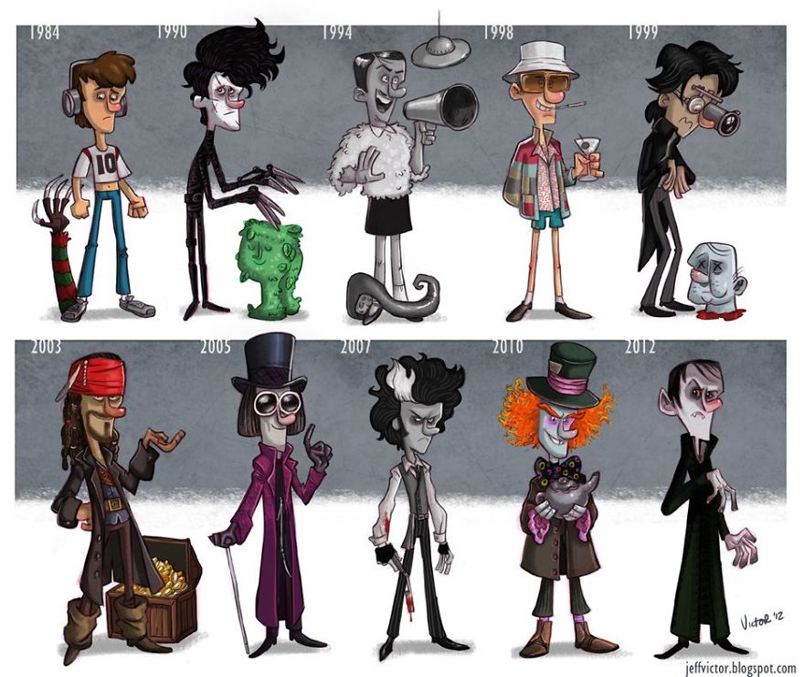 The Evolution Of Johnny Depp