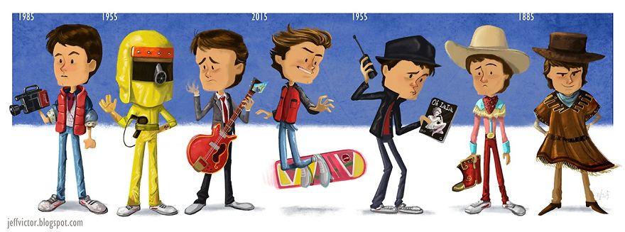 The Evolution Of Marty Mcfly