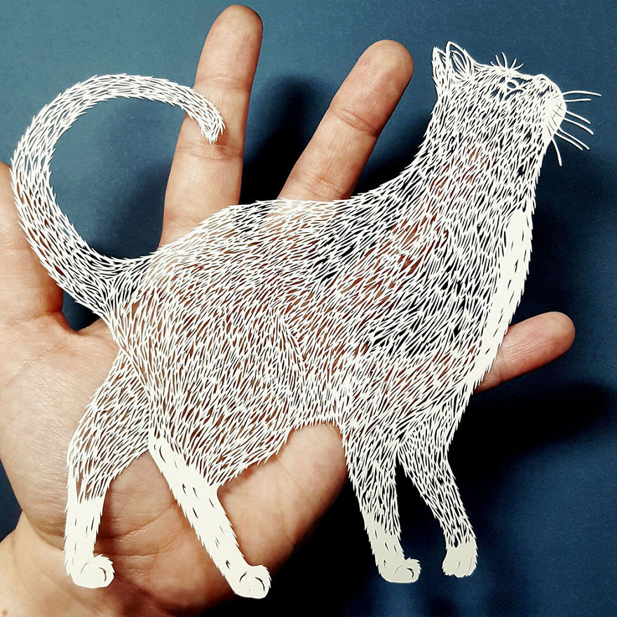 awesome Arts Made With Trimmed Papers
