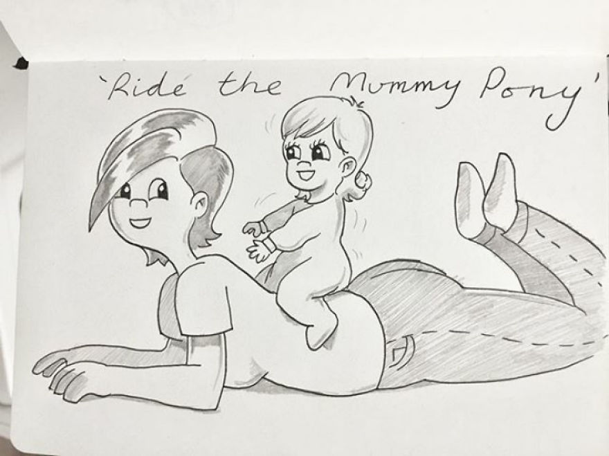 Poppy Likes To Ride The Mummy Pony. Kellie And I Both Sing It And She Giggles As She Bounces