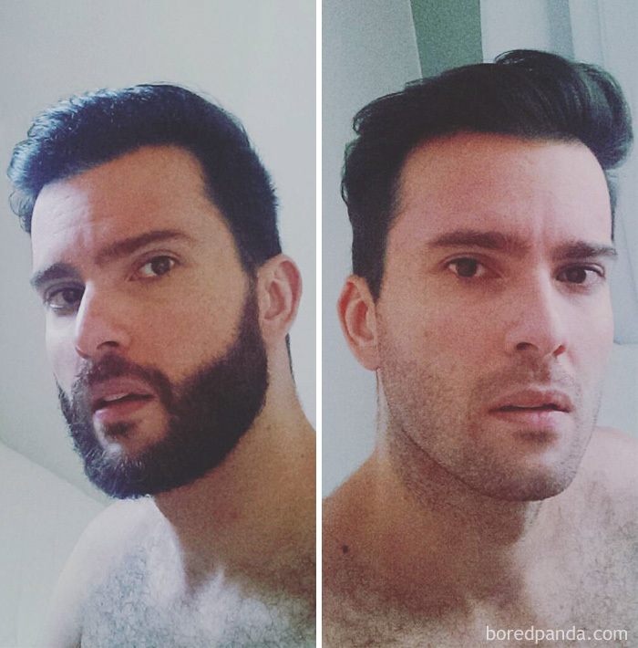Before And After Shave