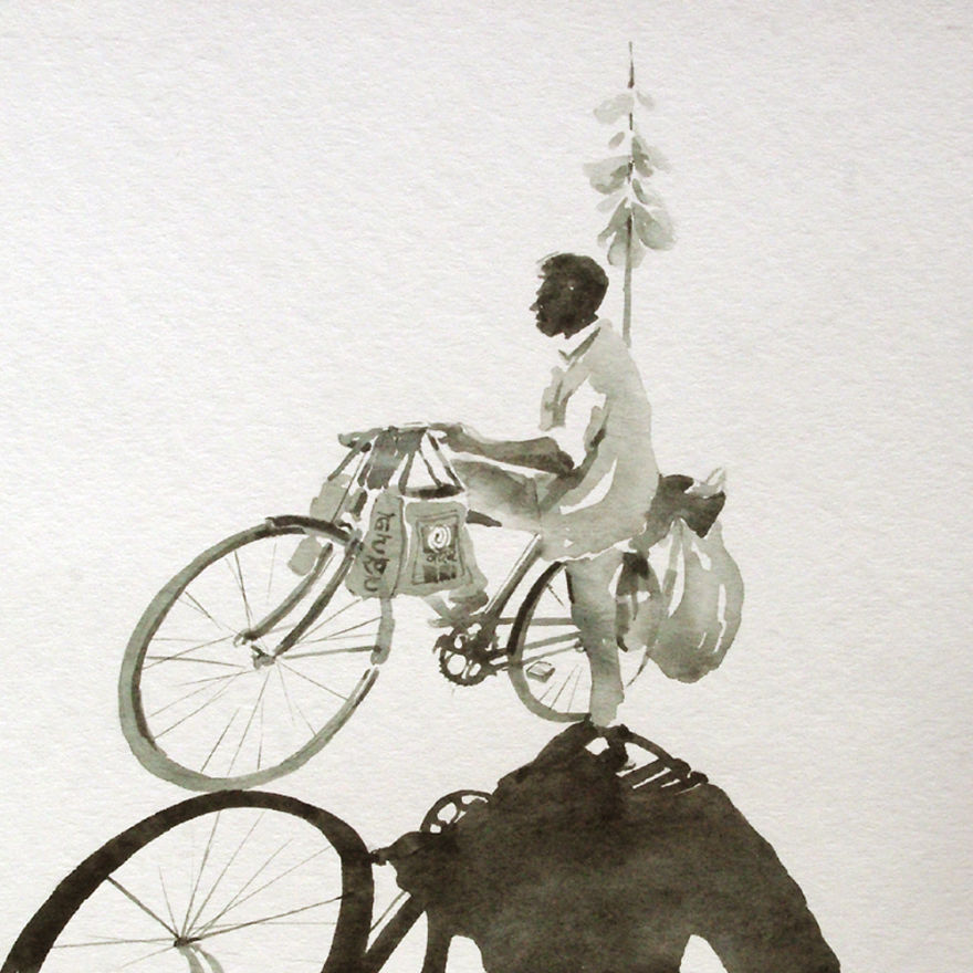 I Illiustrate Bicycle Stories From India