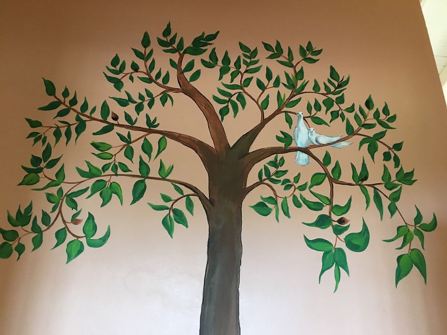How I Made A Enchanted Tree Mural