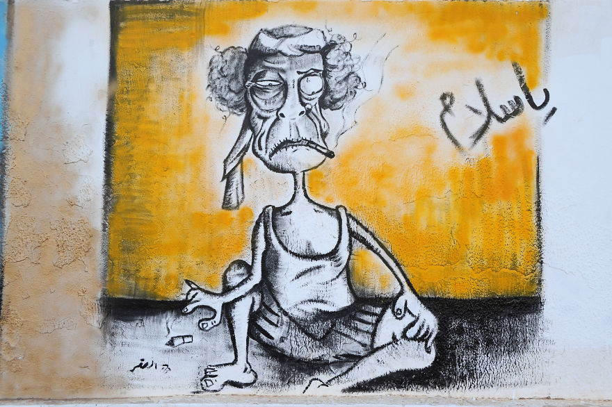 I Photographed Graffiti In Libya In 2011 After The Revolution.