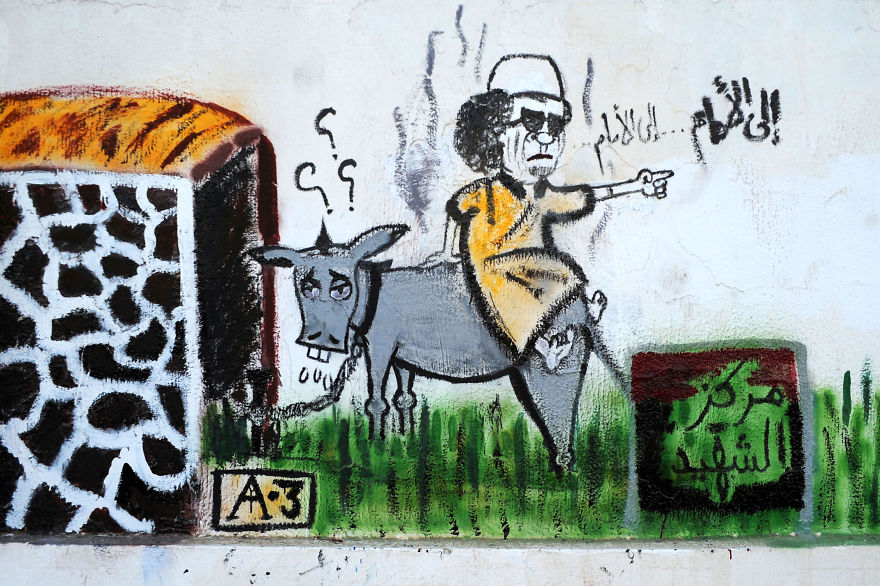 I Photographed Graffiti In Libya In 2011 After The Revolution.