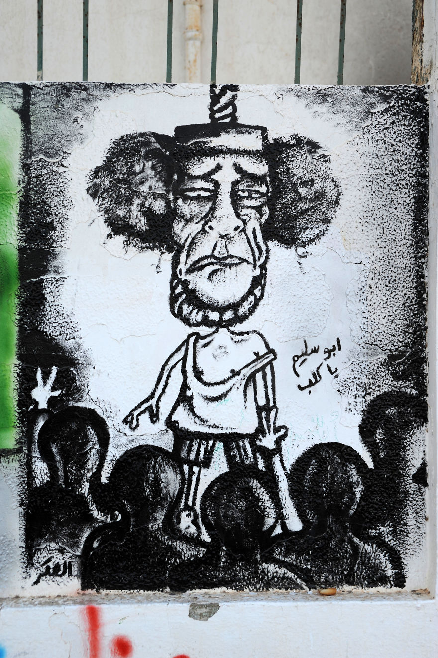 I Photographed Graffiti In Libya In 2011 After The Revolution.