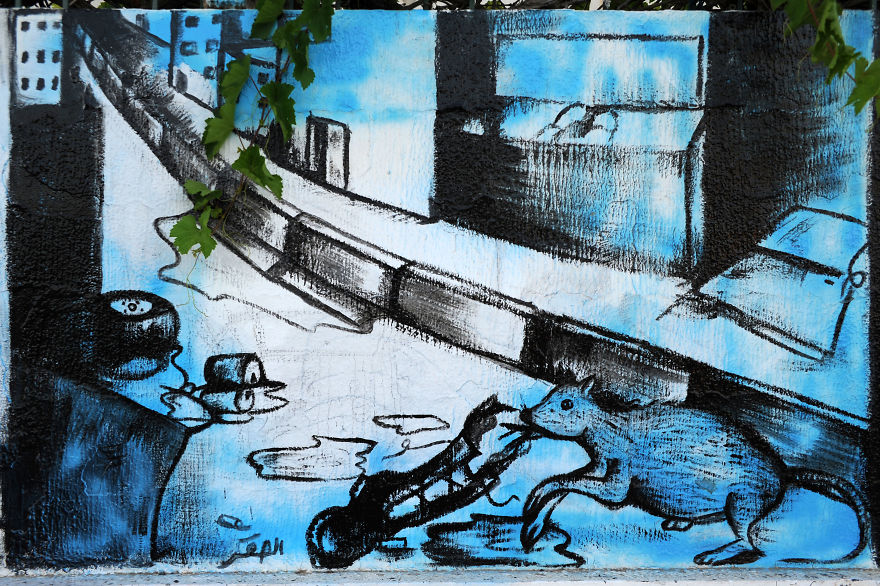 I Photographed Graffiti In Libya In 2011 After The Revolution.