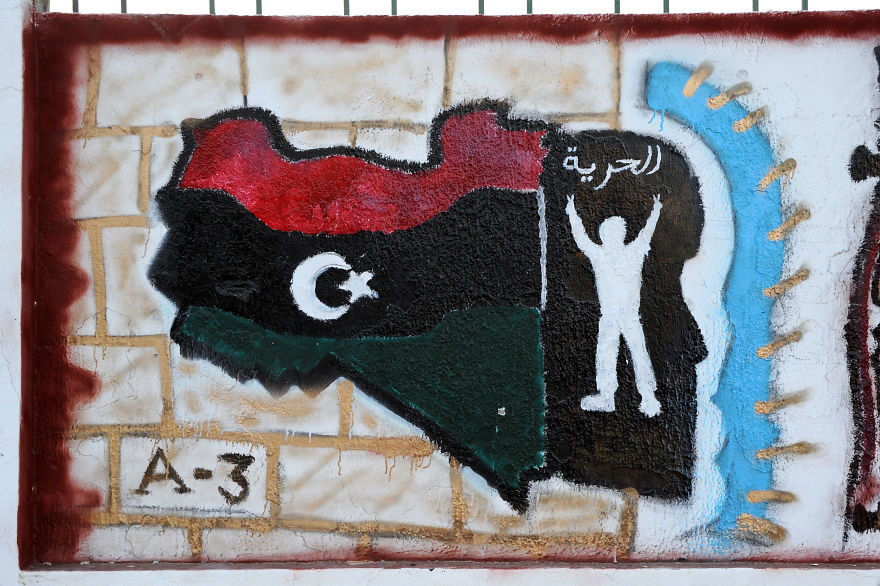 I Photographed Graffiti In Libya In 2011 After The Revolution.