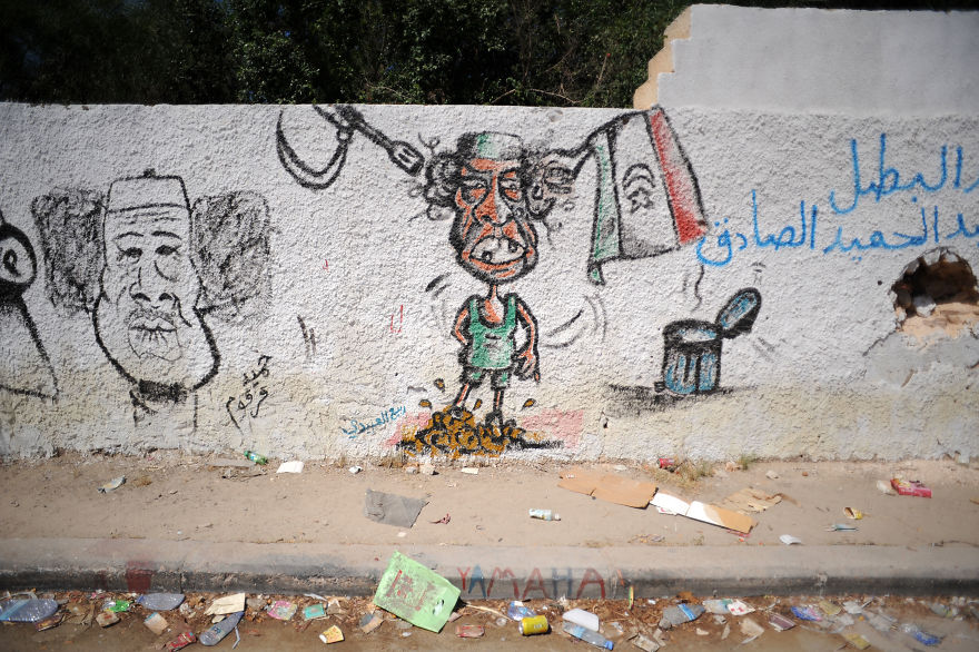 I Photographed Graffiti In Libya In 2011 After The Revolution.