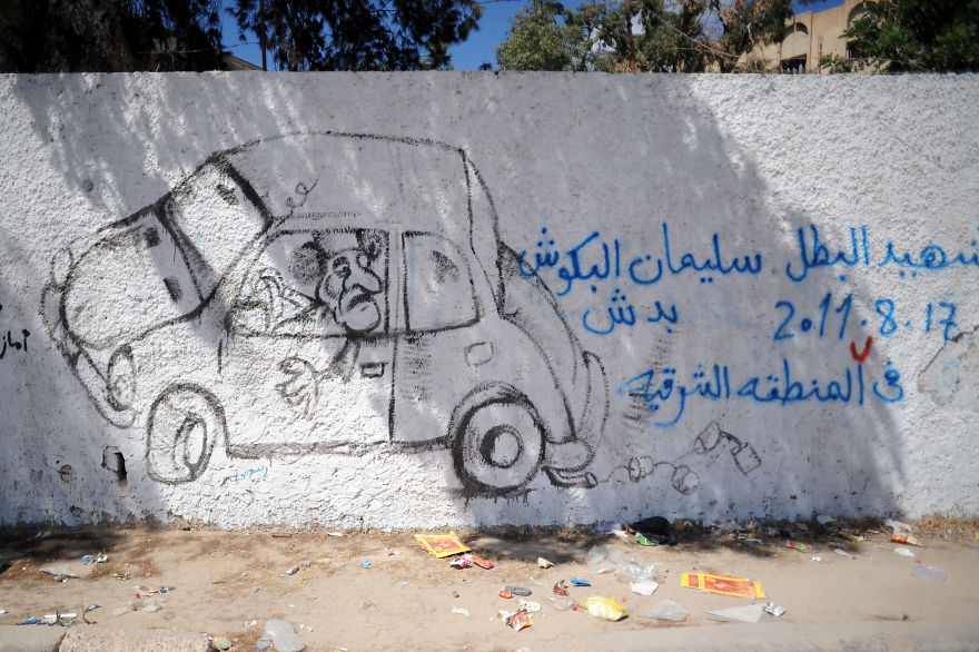 I Photographed Graffiti In Libya In 2011 After The Revolution.