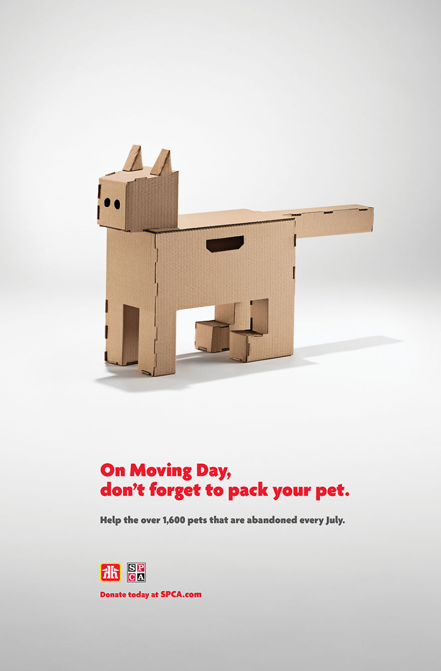 These Moving Boxes Were Made To Help Abandoned Pets