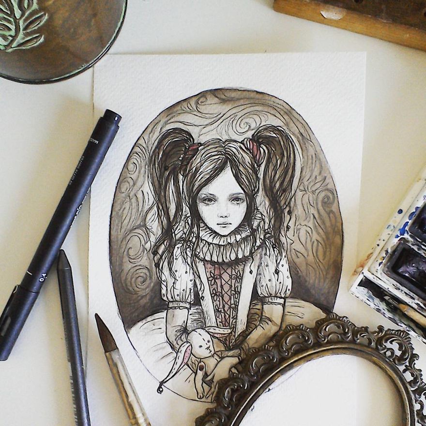 I Travel Through Fairy Tales And Create Illustrations