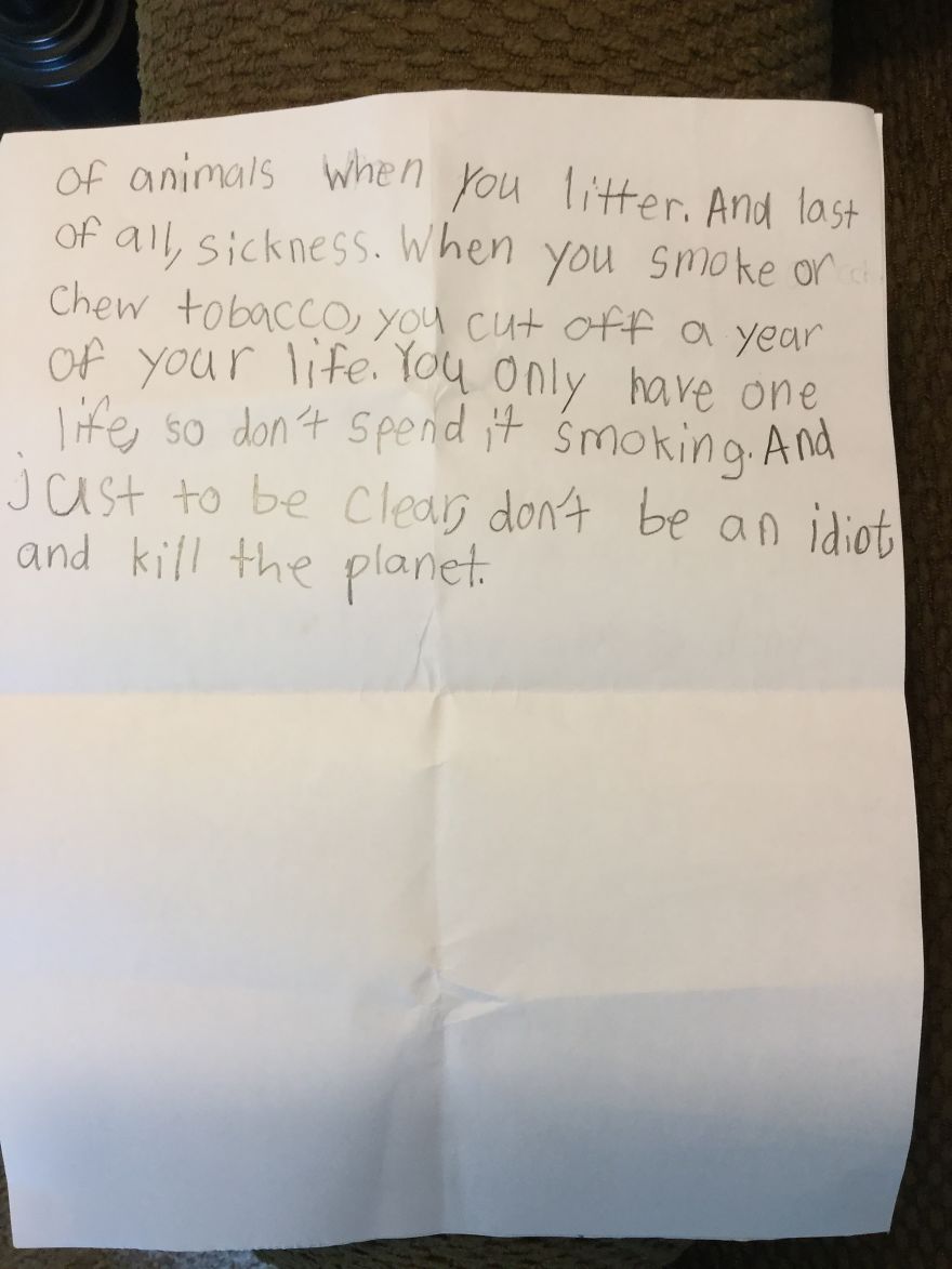 10-Year-Old Gets Fed Up With Idiots Hurting The Planet And Writes Open Letter To Humanity