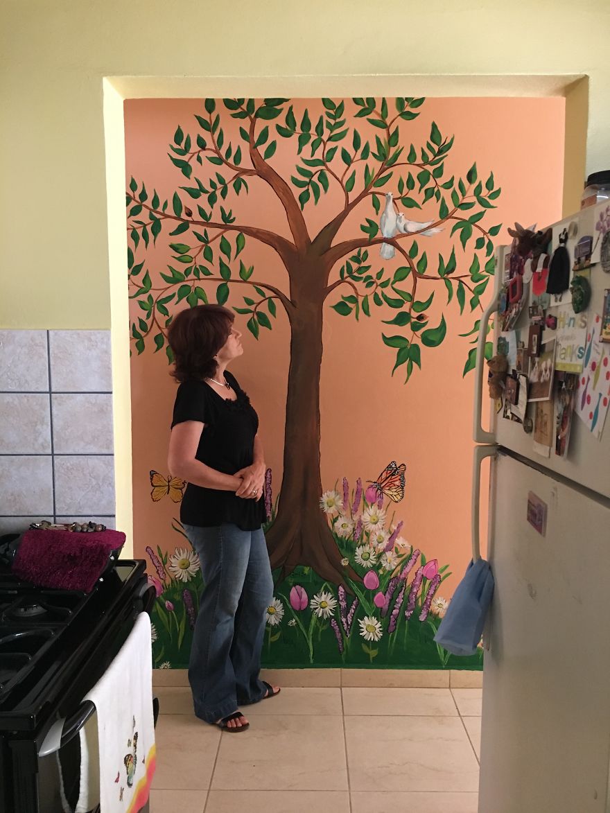 How I Made A Enchanted Tree Mural