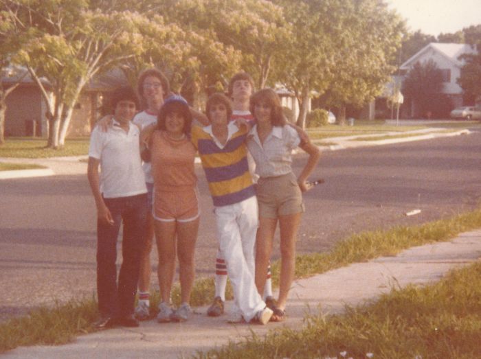 Taken In 1980. I'm The One In The Peach Terrycloth Short Set Complete With A Bad Perm And A Plastic Baseball Cap. 🤢