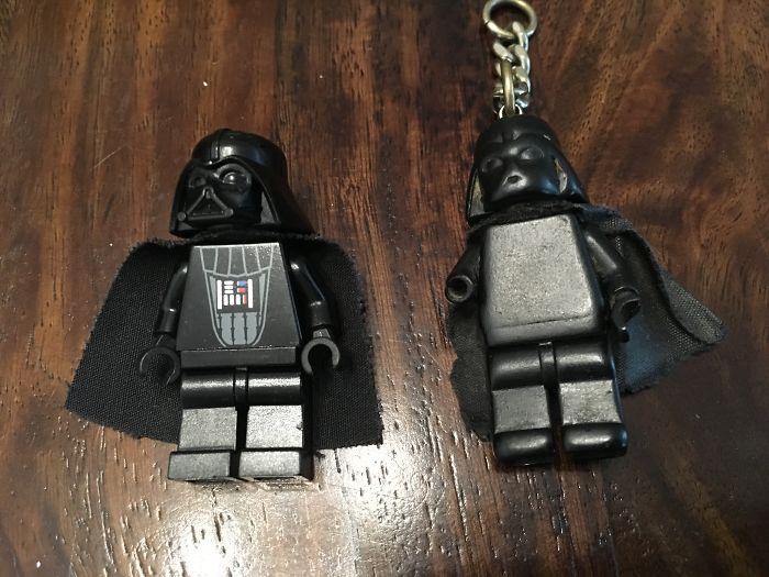 After Years In A Pocket...darth Vader Leads A Much Harder Life On A Keychain
