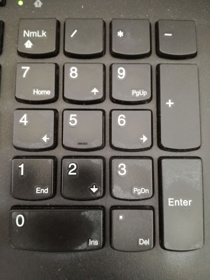 The Arrows At My Work Keyboard
