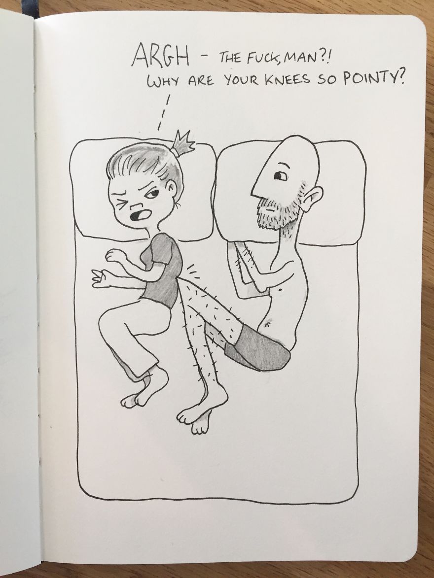 Spooning Technique No. 83 - The Accidental Knees