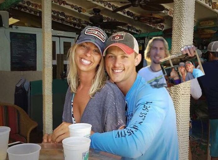 Couple Asks The Internet For Help Photoshopping A Shirtless Guy Out Of A Pic, The Internet Does Its Thing (40 Pics)