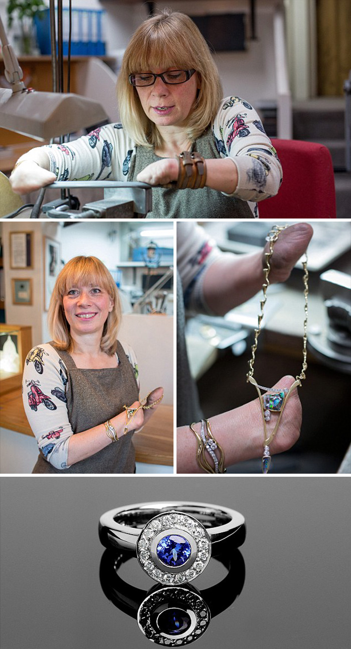 Incredible Jewellery Designed And Crafted By Annette Gabbedey, Who Was Born Without Fingers On Her Hands