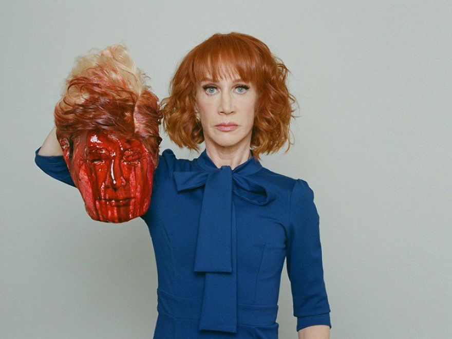 Kathy Griffin Is Called For The Photo Shot Showing The Decapitated Donald Trump Kathy Griffin Is Called For The Photo Shot Showing The Decapitated Donald Trump