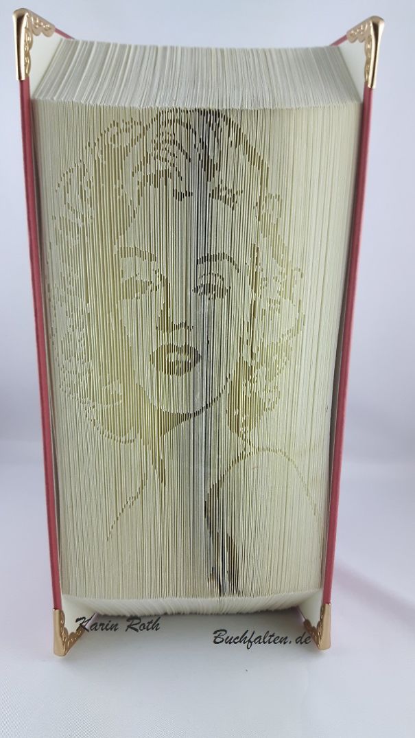 Folded Book Art - Marilyn Monroe