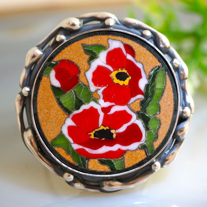 Masterpieces Painted In Stone: 25+ Rings With Florentine Mosaic By Izovella