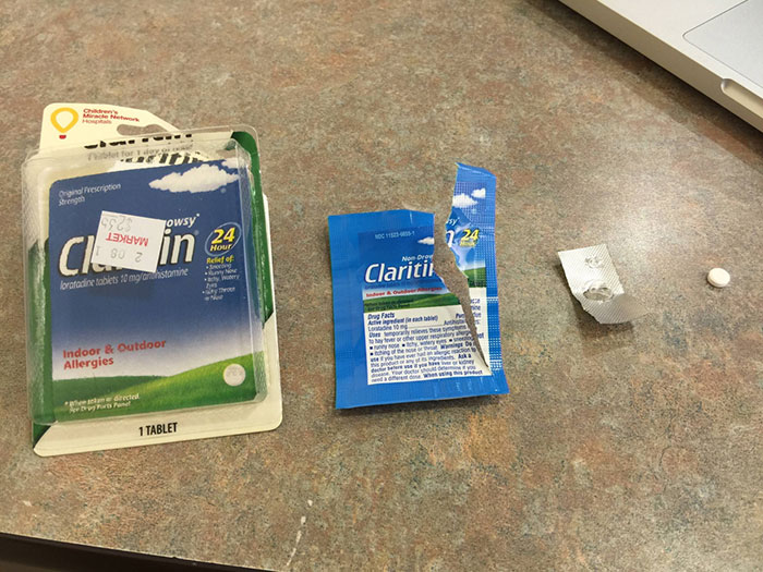 The Amount Of Packaging Needed For One Small Pill