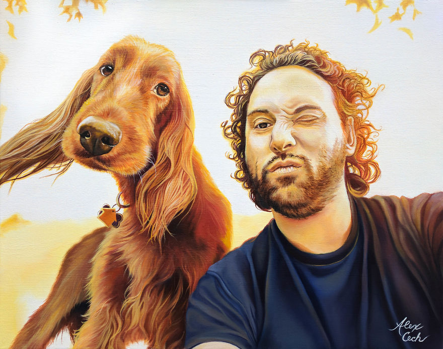 I Create Custom Paintings Of People's Pets