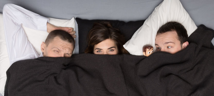 Why Am I Lying In Bed With Two Men? Why Am I Lying In Bed With Two Men?