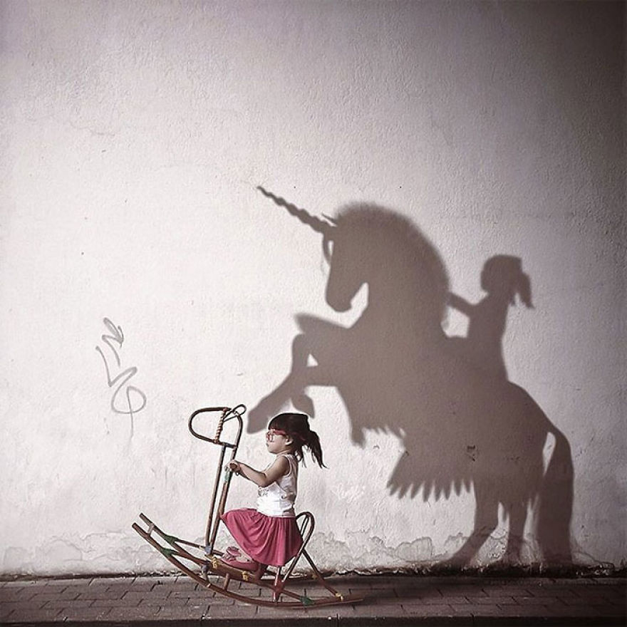 Photographer Turns Daughter's Shadows Into Dream Scenes