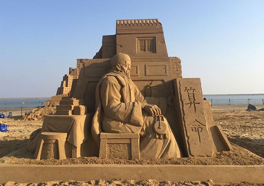 the Sand Sculptures By Toshihiko Hosaka