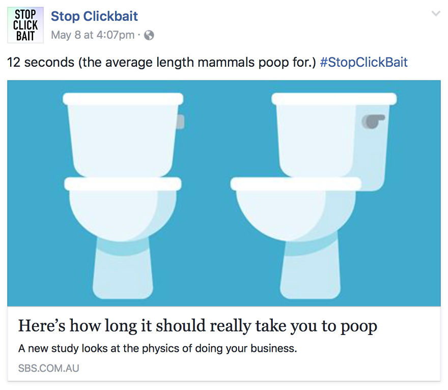 'stop Clickbait' Is The Hero We Need But Don't Deserve