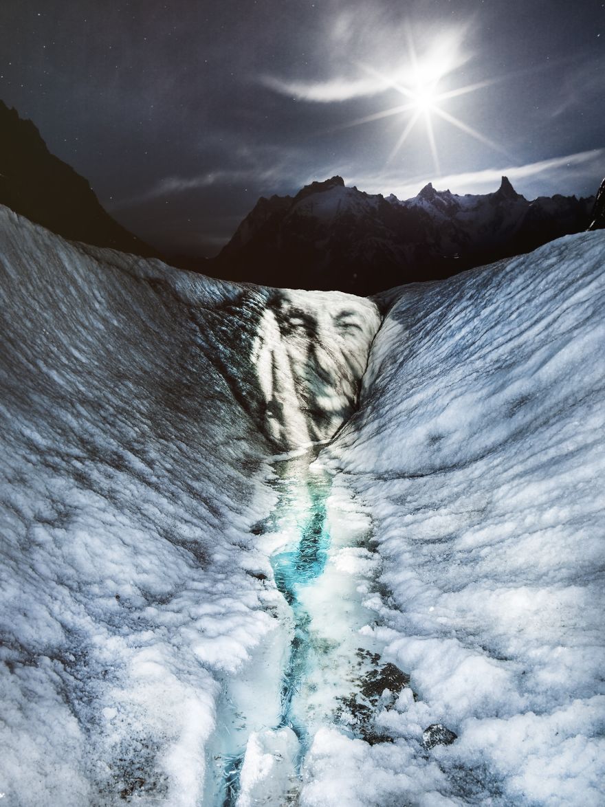 Ice Scream: First 'Street Art' Work On French Glacier