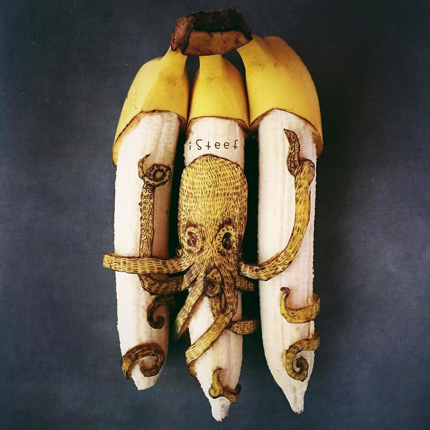 This Artist Turns Bananas Into Stunning 3d Sculptures