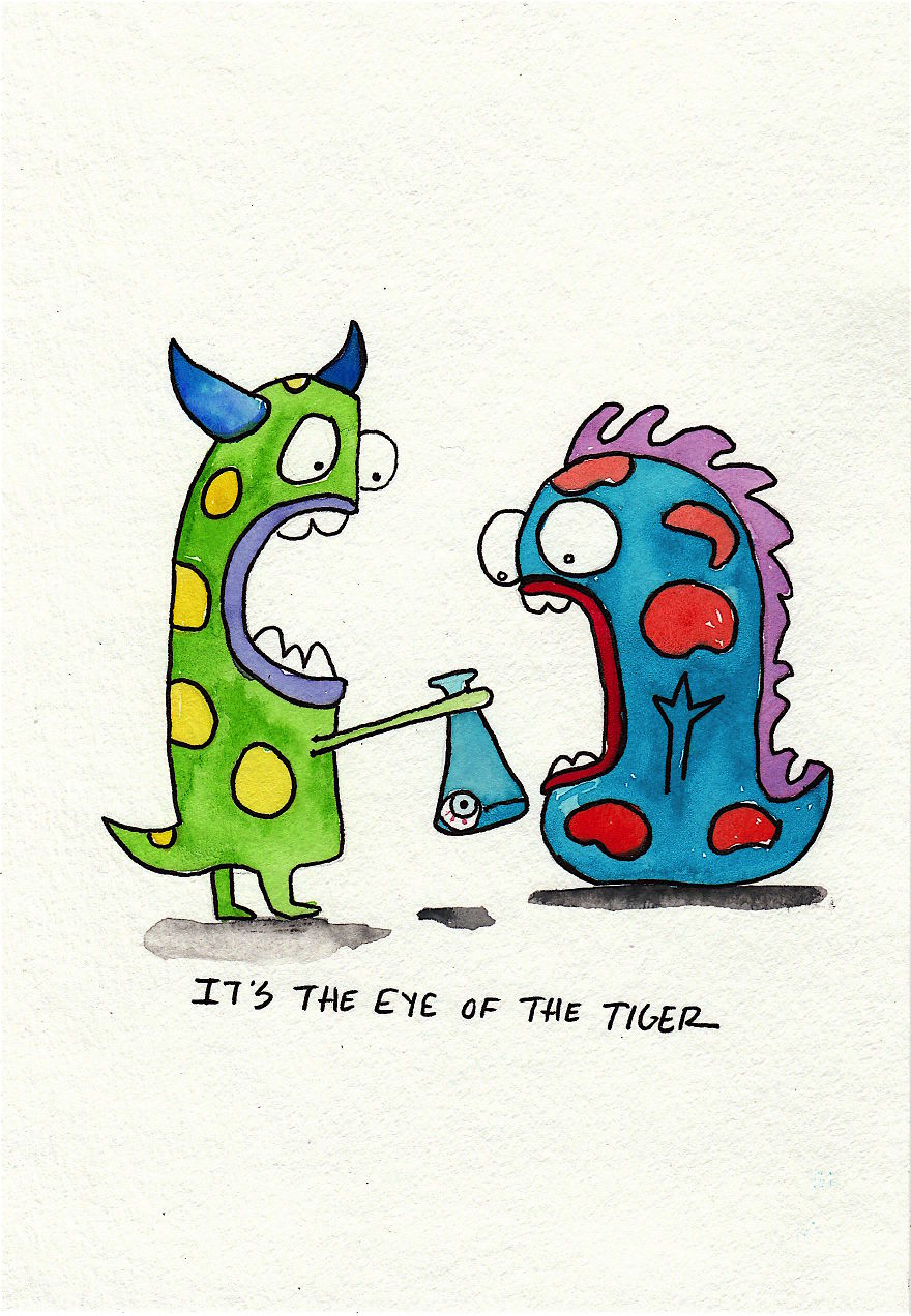 I Illustrate Lyrics Using Monsters. I Illustrate Lyrics Using Monsters.