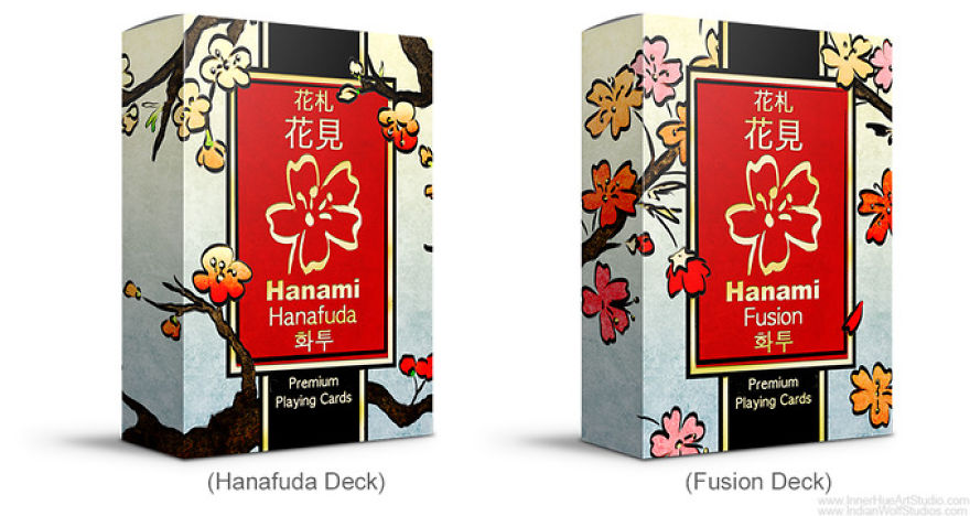 We Created Hanami, A Unique Set Of Hanafuda And Poker Playing Cards.