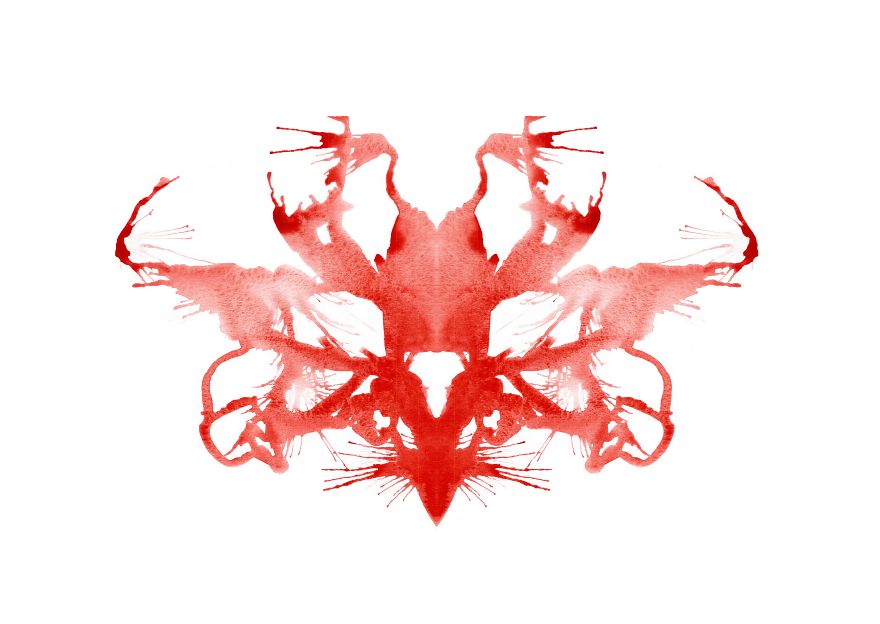 '' What Do You See?'' Paintings In Rorschach Style '' What Do You See?'' Paintings In Rorschach Style