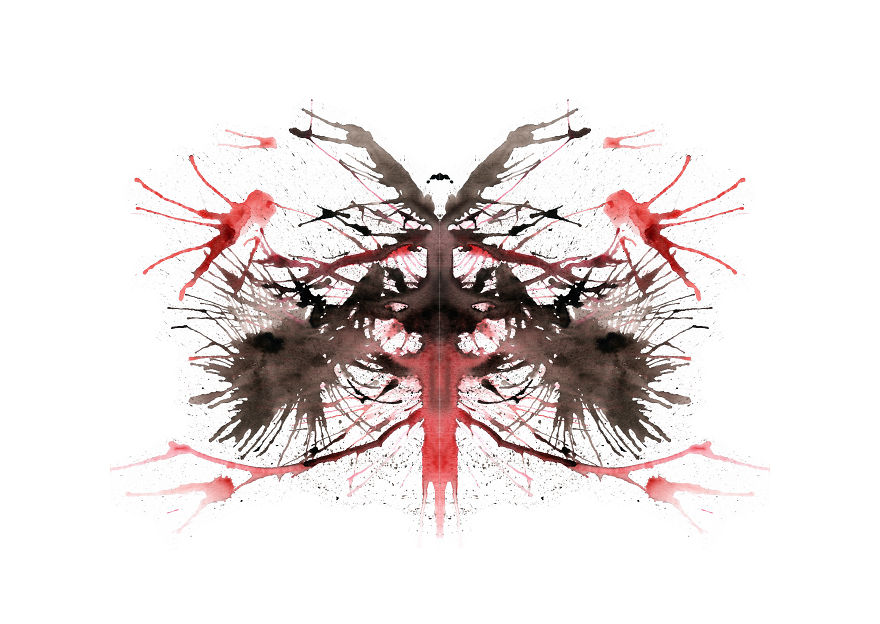 '' What Do You See?'' Paintings In Rorschach Style '' What Do You See?'' Paintings In Rorschach Style