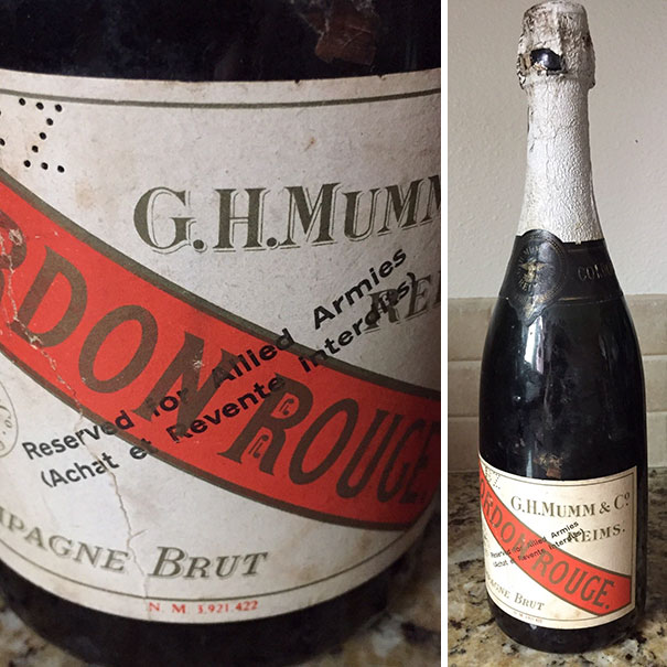 WW2 Champagne. Found At A Garage Sale