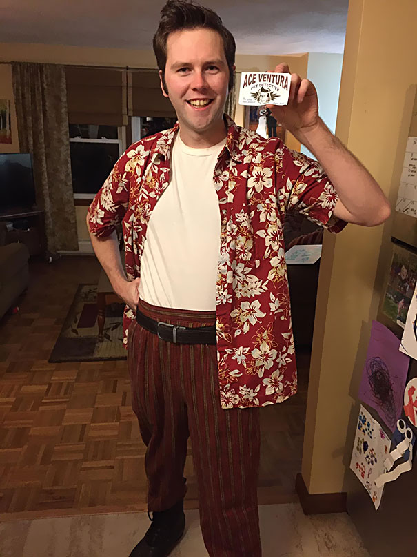 Thrifted My Costume For A Party: Pants $3, Hawaiian Shirt $5