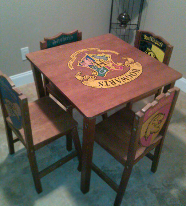 My Favourite Goodwill Find. A Harry Potter Table