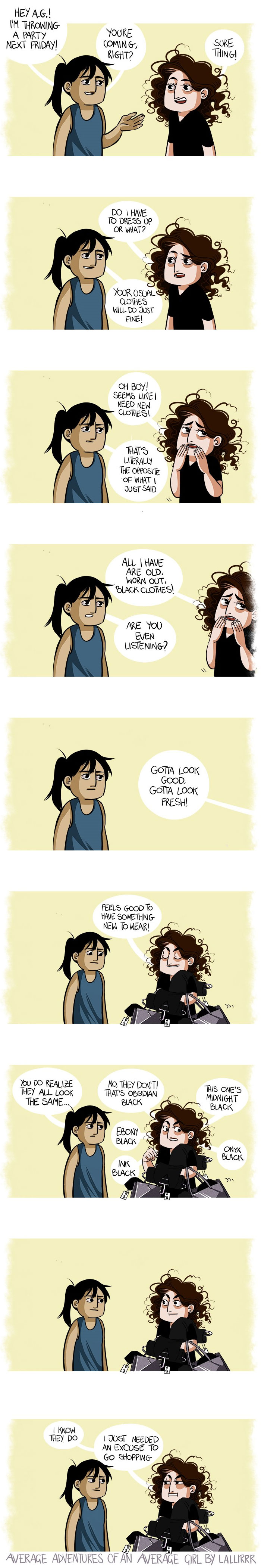 Average Girl Comic