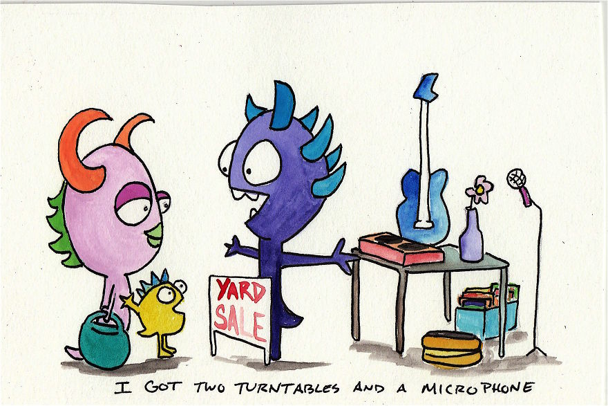 I Illustrate Lyrics Using Monsters. I Illustrate Lyrics Using Monsters.